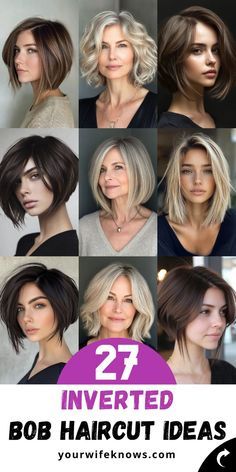 Curly hair and looking for a change in 2024? These 27 gorgeous inverted bob haircuts are perfect for curly hair! From medium length to long hair, these styles enhance your natural texture and add a modern twist. Suitable for women of all ages, including those over 50, these cuts are trendy and versatile. Get inspired and embrace your curls with a fresh, stylish look! Inverted Bob Wavy Hair, Inverted Lob Haircut Fine Hair, Long Bob Curls, Inverted Long Bob Hairstyles, Inverted Lob Haircut, Curly Inverted Bob Hairstyles, Long Inverted Bob With Layers, Layers In Short Hair, Layers For Short Hair