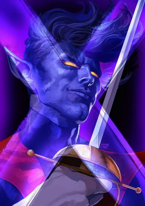 Uzuri Art, Nightcrawler Art, John Carpenter Halloween, Xmen Art, X-men, Pop Culture Art, Uncanny X-men, The Uncanny, X Man