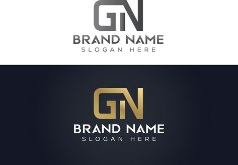 Letter G N typography vector logo design N G Logo, N Typography, The Letter G, Ancient Drawings, N Logo, Logo Idea, Logo Design Typography, G Logo, Vector Logo Design