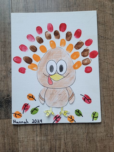 Opposite Crafts For Preschoolers, Turkey Drawing For Kids, Turkey Drawing, Fingerprint Crafts, Crafts For Preschoolers, Fingerprint Art, Thanksgiving Theme, School Crafts, Preschool Crafts