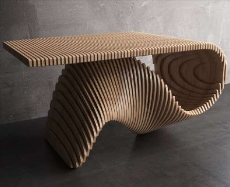 Cnc Furniture Plans, Cnc Furniture, Industrial Design Trends, Woodworking Inspiration, Parametric Design, Public Places, Architecture Design Concept, Interior Wall Design, Wood Coffee Table