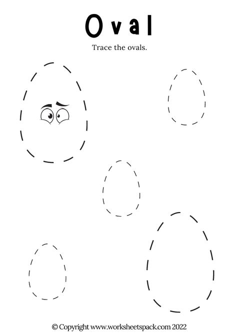 Free Oval Tracing Worksheet PDF - Printable and Online Worksheets Pack Class Worksheets, Shape Tracing, Shapes Worksheet Kindergarten, Worksheets For Preschool, Shapes Worksheets, Preschool Arts And Crafts, Shapes Activities, Community Helpers, Kindergarten Math Worksheets