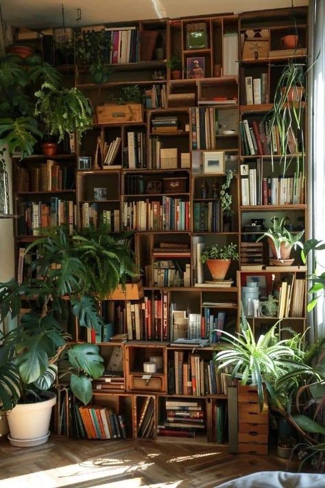 Small Library Room Ideas, Grandpa House, Dads Office, Dream Home Library, Book Core, All About Books, Academia Room, Amazing Apartments, Eclectic Grandpa