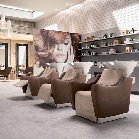 Home Beauty Salon, Hair Salon Design, Spa Interior Design, Beauty Salon Furniture, Hair Salon Interior, Salon Suites Decor, Barbershop Design, Hair Salon Decor, Salon Suites