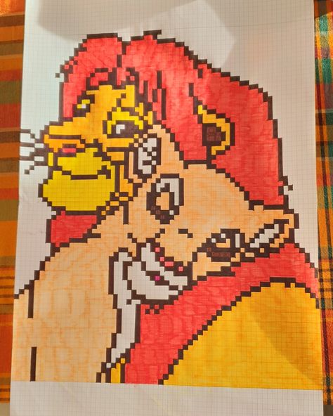 Graph Paper Drawings Disney, Halloween Grid Art, Pixel Art Difficile, Disney Pixel Art, Pixel Art Disney, Square Drawing, Modele Pixel Art, Graph Paper Drawings, Easy Pixel Art