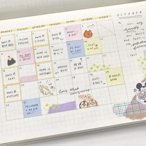 Bujo Calendar, October Hello, Bullet Journal Notes, Hello November, Cute Calendar, Bullet Journal Aesthetic, Bullet Journal School, Diary Ideas, Bullet Journal Writing