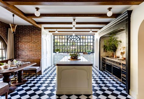 Step Inside Tan France’s Tudor-Style Dream House in Salt Lake City Moody Homes, Tan France, Fancy Kitchens, House Updates, Tudor Style Homes, American Interior, Oak Wood Floors, House Details, Future Kitchen