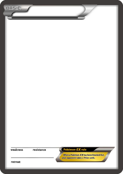 BW Pokemon-EX black card blank template by The-Ketchi Pokemon Card Template Free Printable, Pokemon Template, Pokemon Card Template Blank, Pokemon Card Blank, Pokemon Trainer Card Template, Pokemon Card Back, Pokemon Trainer Card, Pokemon Card Template, Fake Pokemon Cards