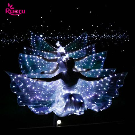 Tulle Costume, Tulle Costumes, Costume Green, Cape Costume, Wings Dress, Ballet Performances, Led Dress, Wings Costume, Ballet Costumes