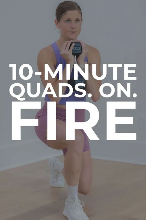 Home Quad Workouts, Quadriceps Workout, Best Quad Exercises, Workout Quads, Quad Strengthening, Quick Leg Workout, Best Hamstring Exercises, Quads Workout, Quad Workout