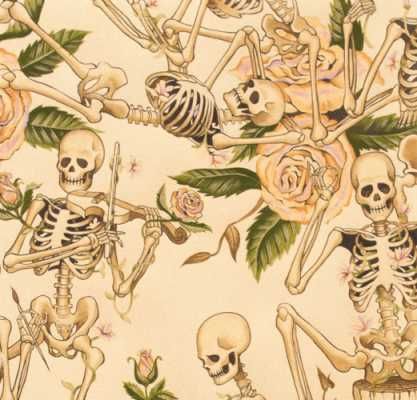 Alexander Henry Life Rockabilly Goth, Happy Haunting, Music Nerd, Fall Scrapbook, Alexander Henry, Fabric Shop, Pattern Wallpaper, Fabric Wallpaper, Red Roses