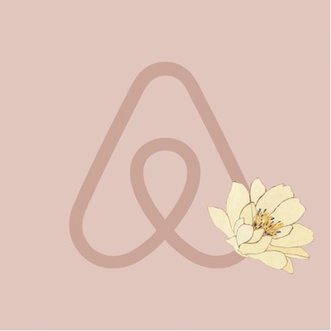 Airbnb nude logo Airbnb Logo Aesthetic, Aesthetic Airbnb, Airbnb Logo, Logo Aesthetic, Icons Pink, Vision Board Manifestation, Phone Theme, App Icon Design, Phone Themes