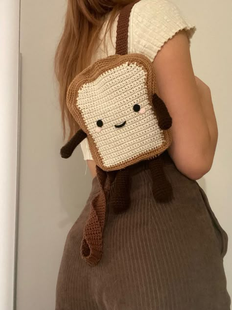 Cute Toast, Crochet Case, Crochet Fairy, Mode Crochet, Crochet Business, Crochet Design Pattern, Kawaii Crochet, Beginner Crochet Projects, Crochet Handbags Patterns