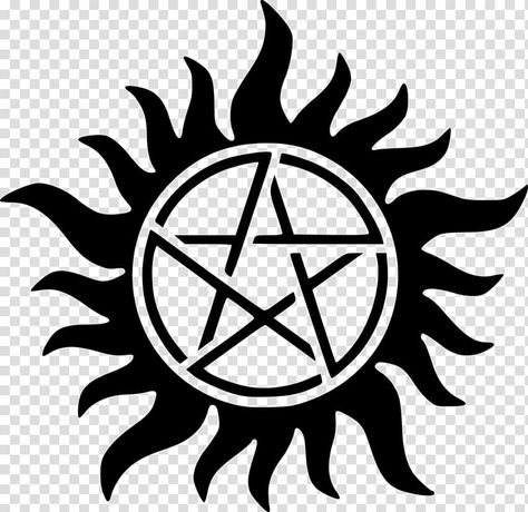 Grey Wolf Tattoo, Satanic Symbol, Supernatural Season 4, Rapunzel Drawing, Supernatural Anti Possession, Anti Possession Symbol, Supernatural Symbols, Supernatural Season 11, Supernatural Lucifer