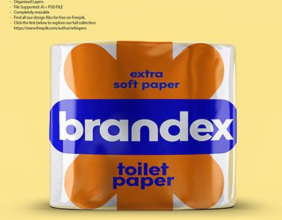 Check out new work on my @Behance profile: "Brandex Extra Soft Toilet Paper Packaging Design" http://be.net/gallery/209732205/Brandex-Extra-Soft-Toilet-Paper-Packaging-Design Toilet Paper Packaging, Paper Packaging Design, Graphic Design Product, Design Packaging, Paper Packaging, Design Product, Working On Myself, Toilet Paper, Product Design