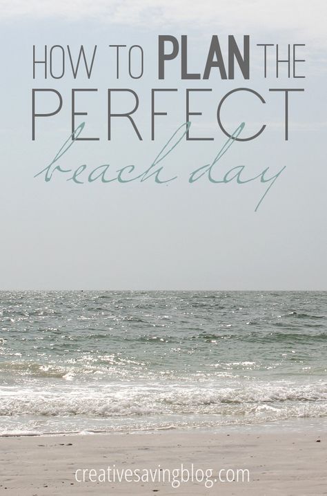 Whether it's a weekly vacation, or an afternoon spent in the sun and sand, you won't want to miss these 6 tips to plan for the perfect beach day. Great for knowing exactly when to go, and what to bring! Perfect Beach Day, I Love The Beach, Beach Hacks, Tourist Trap, Beach Getaways, Family Trip, Beach Time, Florida Beaches, Vacation Ideas