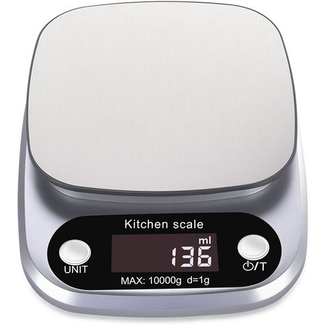 Rophie Accurate Digital Kitchen Scale 22lb 10Kg Small Food Scale Gram Electronic Scale Kitchen Weighing scaleâ€‚Baking Must Have Home, Food Scales, Body Scale, Body Fat Scale, Small Food, Cake Logo Design, Kitchen Electronics, Wishlist 2024, Digital Kitchen Scales