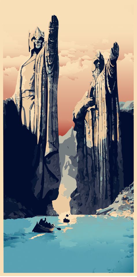 Lord Of The Rings Decor, Simplistic Wallpaper, Middle Earth Art, Samurai Artwork, Fan Poster, Lotr Art, Cool Wallpapers Art, Fantastic Art, Illustrations And Posters