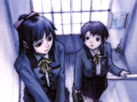 Serial Experiments Lain, I Love La, Anime Pixel Art, Old Shows, Gorgeous Art, Present Day, Baby Soft, Love Is All, Aesthetic Anime