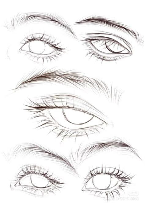 Eye Drawing Tutorials, Art Tools Drawing, Easy Drawings Sketches, Digital Painting Tutorials, Anatomy Art, Eye Art, Art Tutorials Drawing, Book Art Drawings, Digital Art Tutorial