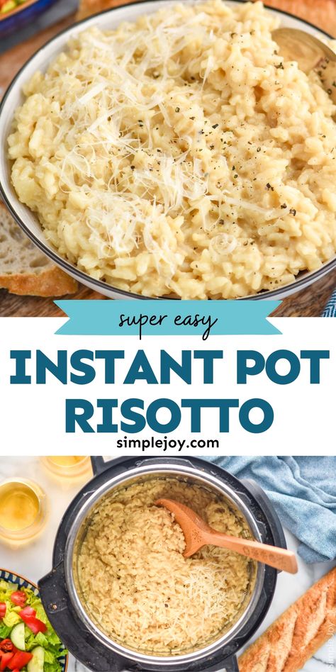 Risotto Pressure Cooker, Risotto Instant Pot, Instant Pot Risotto, Instapot Recipes Chicken, Cooking Risotto, How To Make Risotto, Slow Cooker Casserole, Healthy Chicken Recipes Easy, Risotto Recipes