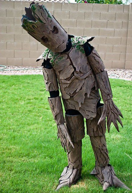 Groot Costume Childrens Halloween Costumes, Diy Halloween Dekoration, Halloween Costumes To Make, Kids Halloween Costumes, Homemade Halloween Costumes, Halloween Costume Contest, Boy Halloween Costumes, Homemade Halloween, Costumes For Kids