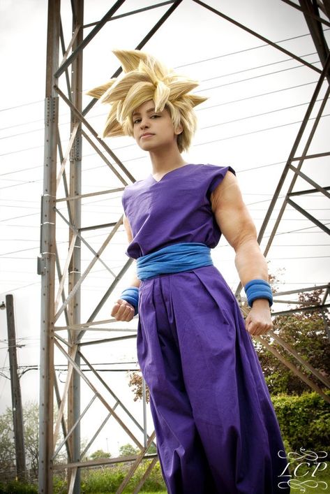 Mystic Gohan, Dbz Super Saiyan, Dbz Cosplay, Dbz Super, Super Saiyan, Cosplay Outfits, Dragon Ball Z, Dragon Ball, Wigs