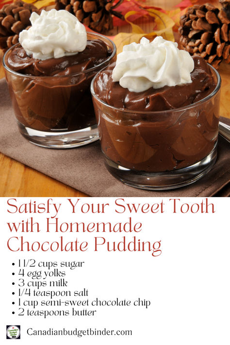 Experience the delight of homemade chocolate pudding with a luscious chocolate flavor and creamy texture. A crowd-pleasing dessert for any occasion. Creamy Chocolate Pudding, Homemade Chocolate Pudding Recipe, Pudding Recipes Homemade, Easy Chocolate Pudding, Chocolate Pudding Recipe, Homemade Chocolate Pudding, British Recipes, Date Squares, Chocolate Pudding Recipes