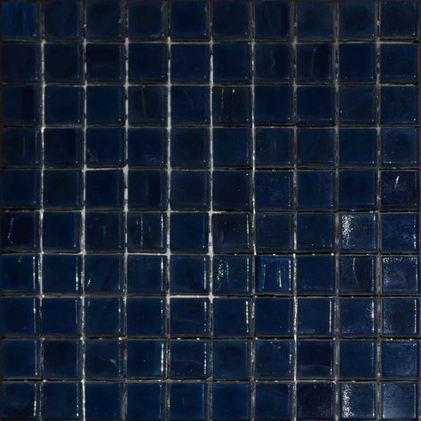 Mosaic Plain Sheet - Navy blue Blue Marble Tile, Navy Blue Bathrooms, Blue Mosaic Tile, Pretty Tiles, Rhapsody In Blue, Everything Is Blue, Blue Sheets, Blue Palette, Blue Mosaic