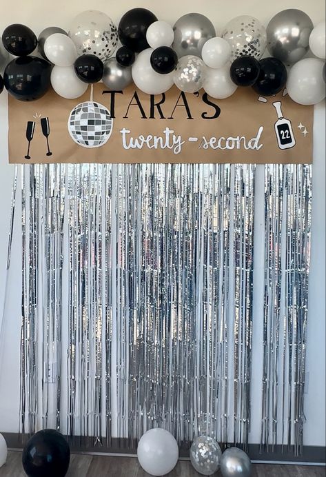 Birthday Banner, 22nd Birthday, Silver Birthday Banner Birthday Party Themes 21, 22nd Birthday Banner, 21 Bday Decorations, 22nd Birthday Ideas Theme, 22 Birthday Theme, 22nd Birthday Party Ideas, 21 Birthday Theme, 21 Birthday Theme Ideas, 22nd Birthday Ideas