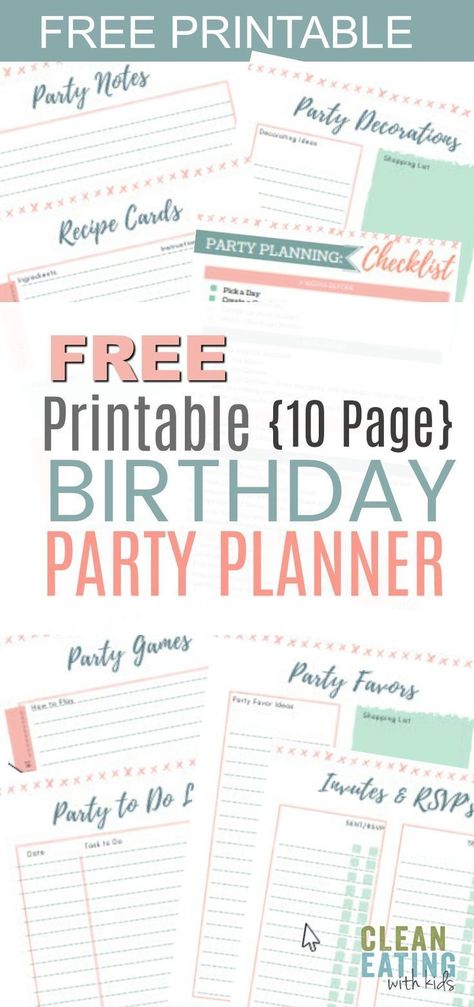 FREE {10 Page} printable party planning binder Birthday Party Budget Worksheet, Birthday Party Planning Template, Birthday Party Planning Checklist Free Printable, Birthday Budget Planner, Birthday Planning Template, Party Planning Template Free Printable, Birthday Planner Printable, Birthday Party Checklist Free Printable, Birthday Planning Checklist