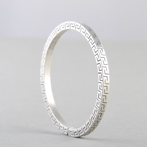 Silver Hand Bracelet For Men, Silver Bangles For Men, Unique Silver Kada For Men, Bracelets For Men Silver, Tibetan Pattern, Black Jewelry Rings, Man Jewellery, Silver Bracelets For Men, Girlfriend Tattoos