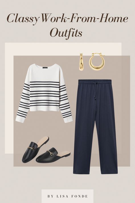 Find the cutest and coziest work-from-home outfit ideas and learn how to look classy while working from home in this article. Old Money At Home Outfit, Home Outfit Women, Comfy Work From Home Outfits, Cute But Comfy Outfits, Work From Home Outfit Ideas, Wfh Outfits, Work From Home Outfit, Stylish Summer Outfits, Trendy Fashion Outfits