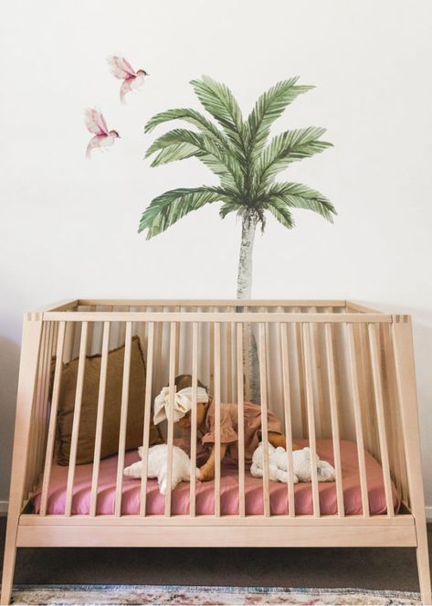 Tropical Themed Nursery, Hawaiian Nursery Theme, Tropical Nursery Girl, Coastal Nursery Boy, Tropical Baby Nursery, Hawaiian Nursery, Art Deco Nursery, Nautical Nursery Girl, Nautical Baby Room