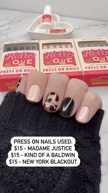 Hello Love Nails, Mixed Mani Ideas, Nail Combos, Mani Ideas, Nail Color Combos, Mixed Mani, Impress Nails, Hello Love, Kiss Nails