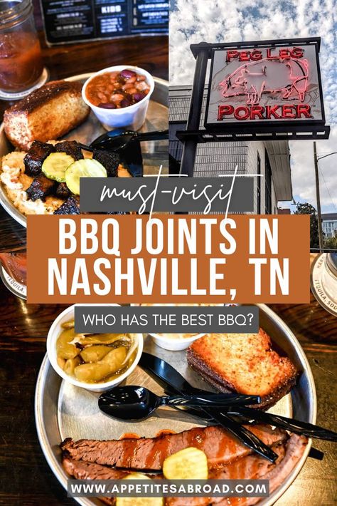 Nashville Tennessee Food, Best Bbq In Nashville, Tennessee Food, Nashville Tennessee Vacation, Tennessee Attractions, Nashville Food, Nashville Vacation, Abroad Travel, Travel Secrets