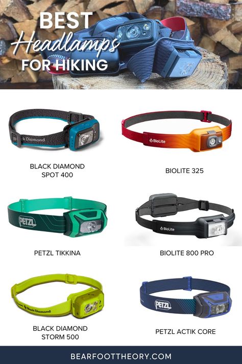 Best Headlamps for Hiking & Camping in 2023 – Bearfoot Theory Backpacking Checklist, Survival Skills Emergency Preparedness, Camping Under The Stars, Hiking Supplies, Camping Gear Survival, Lightweight Tent, Hiking And Camping, Hiking Essentials, Hiking Accessories