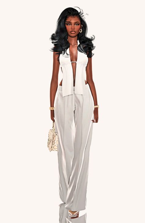 Naomi's Corner Sims 4 Party Mod, Sims 4 White Cas Background, Sims 4 Cc Famous Clothes, Model Sims 4 Cc, Sims4 Cc Pjs, Sims Celebrity Cc, Sims 4 Cc African Clothes, Sims 4 Outfits Ideas, Sims 4 Two Piece Set