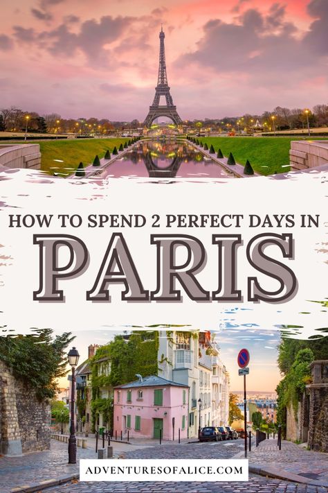 Are you looking for the perfect European city break? This is my ultimate guide to spending 2 days in Paris, France. As one of the most romantic cities in Europe, there is so much to do in Paris and it can easily keep you busy for 2 days. This 2 day Paris itinerary will help you make the most of your time in the French capital and see some of the most wonderful French food and Parisian architecture. #paris #france 2 Days Paris, 2 Day Itinerary Paris, Paris Weekend Itinerary, 2 Weeks In France Itinerary, 2 Days In Paris Itinerary, Paris 2 Days Itinerary, Paris In Two Days, One Day In Paris Itinerary, Paris France Itinerary