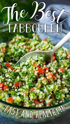 Tabouli Salad Recipe, Tabouli Recipe, Tabbouleh Salad Recipe, Tabouli Salad, Little Sunny Kitchen, Tabbouleh Recipe, Bulgur Wheat, Sunny Kitchen, Tabbouleh Salad