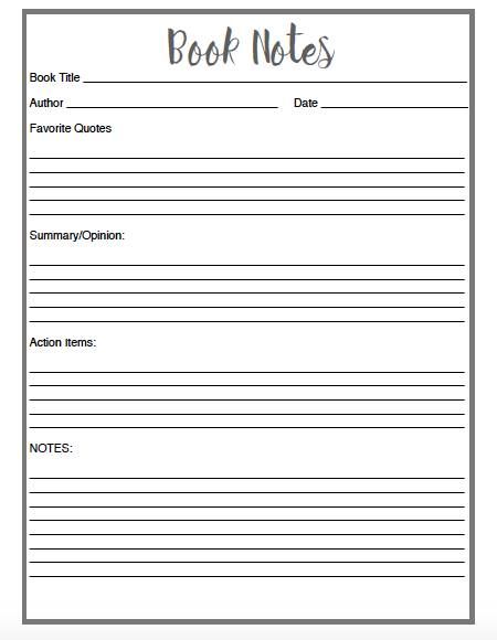 Use this helpful book notes template to assist you in remembering what you have read and setting up an action plan. Chapter Review Template, Reading Notes Template, Novel Outline Template, Writing A Book Outline, Board Collage, Cornell Notes Template, Book Notes, Book Review Template, Birth Certificate Template