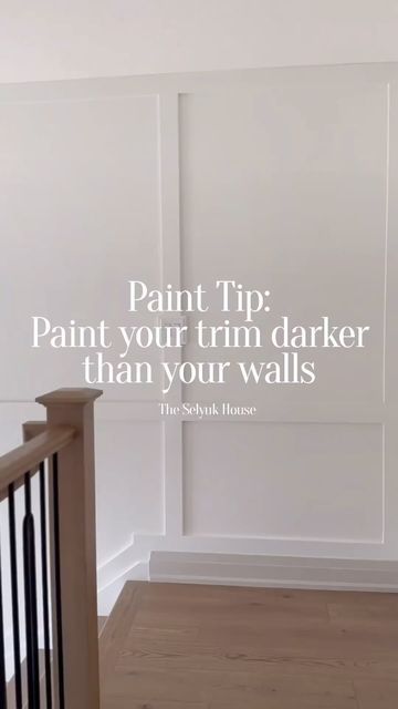 The Hand Curated Home on Instagram: "Painting🎨Tips for Trim! Wall color: SW Swiss Coffee (75% strength) Trim color: SW Accessible Beige #HandCuratedHome #newhome #renovation #goals #diy #interior #paint #trim #goals #construction 📸: @theselyukhouse" Swiss Coffee Trim With White Walls, Swiss Coffee Walls With Darker Trim, White Walls Brown Trim, White Walls With Colored Trim, Sw Swiss Coffee, White Walls Beige Trim, Monochromatic Walls And Trim, Swiss Coffee Walls With White Trim, Beige Walls White Trim