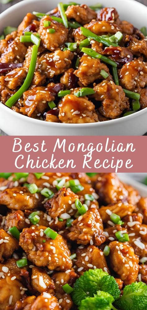 Best Mongolian Chicken Recipe | Cheff Recipes Popular Chicken Recipes Dinners, Slow Cooker Mongolian Chicken, Copycat Mongolian Beef Pf Changs, Asian Chicken Recipes Noodles, Mongolian Ground Chicken, Asian Dinner Recipes Chicken, Chicken Mongolian Recipe, Mongolian Vegetable Stir Fry, Hu Hot Mongolian Recipes