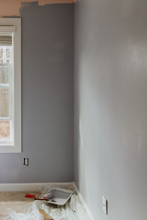 Clare Paint Reivew - read my experience with Clare Paint.  I painted a room in the color Wink.  See how it looks for yourself. Clare Paint, Purple Paint Colors, Popular Paint Colors, Purple Rooms, Home Finds, Paint Sheen, Purple Paint, Best Paint Colors, Painting Trim