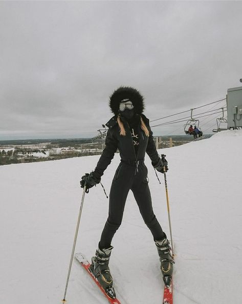 Elevate your winter adventures with the elegance of Perfect Moment skiwear. Explore chic and timeless women's ski suits that redefine classic style on the slopes. Be the ultimate ski bunny with a touch of sophistication. 🎿🌟 #PerfectMoment #ChicSkiwear #TimelessStyle #ClassicFashion #SkiBunny All Black Ski Outfit, Black Ski Outfit, Ski Suits For Women, Winter Baddie, Ski Outfit For Women, Ski Bunny, Ski Bunnies, Colorado Outfits, Baddie Style