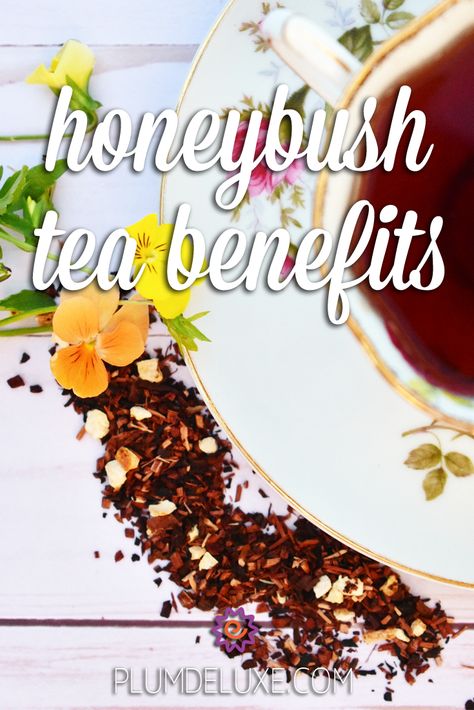 Tea Infusion Recipes, Honeybush Tea, Bunny Chow, Easy Teas, Honey Tea, Peach Tea, Tea Benefits, Nitty Gritty, Flavored Tea