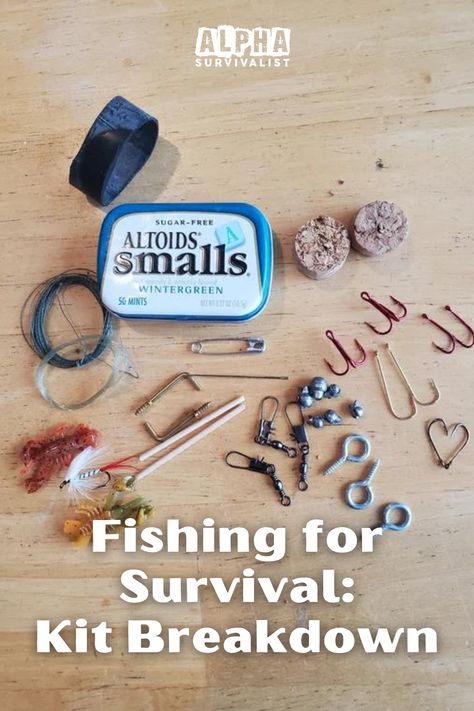 Not sure what goes into a survival fishing kit? Our breakdown covers all the essentials, from line and hooks to lures and floats, ensuring you have the knowledge to assemble the ultimate survival pack. Survival Fishing Kit, Survival Pack, Survival Fishing, Doomsday Prepper, Survival Items, Fishing Store, Tackle Shop, Telescopic Fishing Rod, Fishing Kit