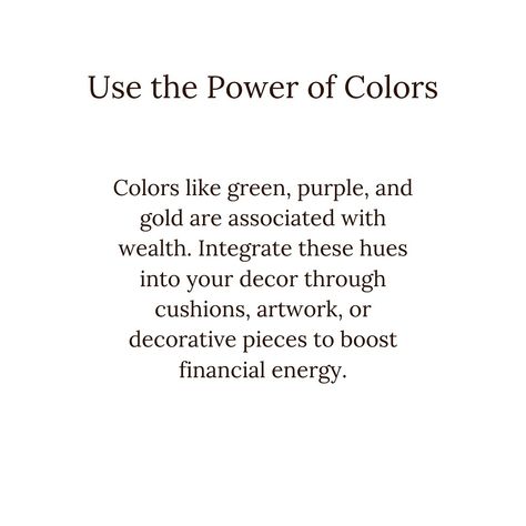 At Samari Design, we believe in the power of Feng Shui to create harmonious and prosperous living spaces. Here are our top tips to invite wealth and abundance into your home! Activate the Wealth Corner: The southeast corner of your home is known as the Wealth Corner. Enhance this area with vibrant plants, a water feature, or items that symbolize prosperity, such as a wealth bowl or a crystal. Clear the Clutter: Clutter blocks the flow of energy. Keep your home tidy and organized to allow po... Faceted Crystal Feng Shui, Feng Shui Prosperity, Feng Shui Business, Money Corner, Wealth Corner, Crystals For Wealth, Feng Shui Plants, Bagua Map, Feng Shui Crystals