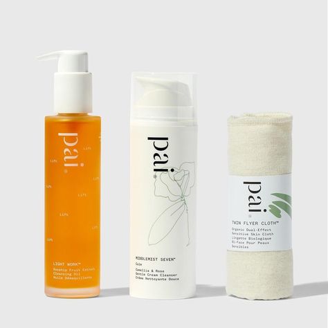 Skin Care Routine Gift Set | Hero Skin Routine For Sensitive Skin Pai Skincare, Double Cleanse, Beauty Gift Guide, Skin Cleansing, Cleansing Routine, Hydrating Cleanser, Top Skin Care Products, Oil Cleanser, Cream Cleanser