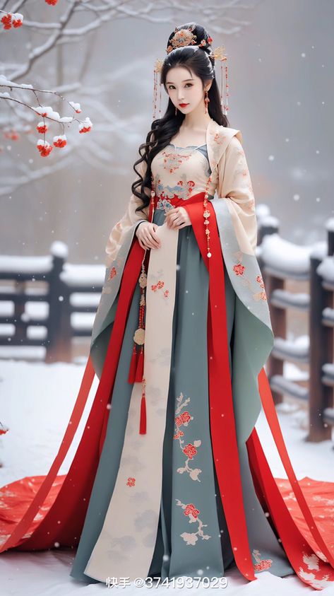 Chinese Royalty Fashion, Japan Traditional Clothes, Queen Outfits Royal, Sangjit Dress, Ancient China Clothing, Chinese Gown, Chinese Fancy Dress, Queen Outfits, Traditional Asian Dress